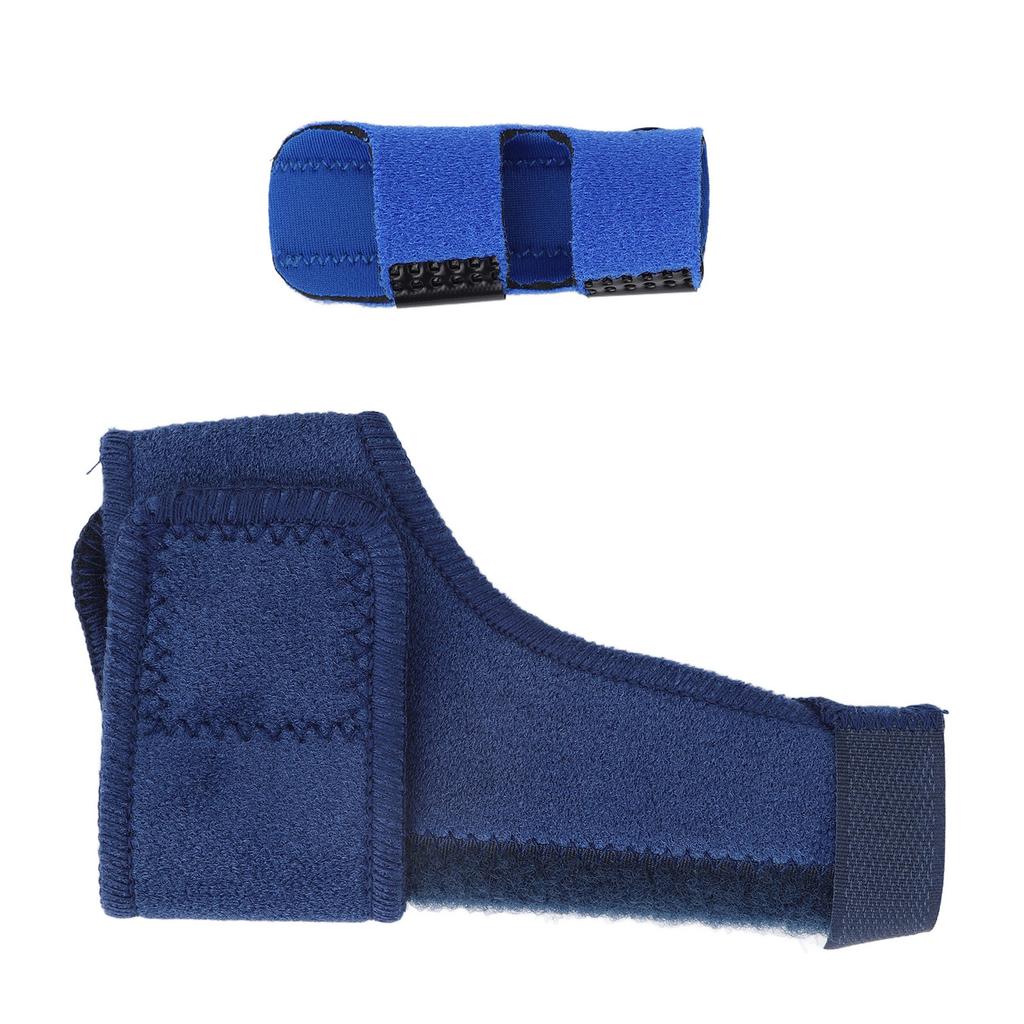 Thumb Splint Brace Multi Finger Universal Hand Support for Straightening Arthritis Blue Left Hand