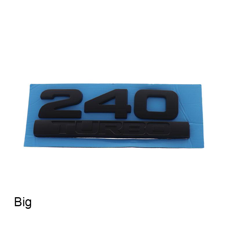 3D Premium TURBO 240 TURBO für Auto Kotflügel Kofferraum Heckhaube Aufkleber Emblem Abzeichen Aufkleber Zubehör