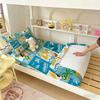 3pcs Beach Vacation Coconut Tree Print Coreless Bed Sheet Set Multiple Sizes Soft Bed Covers, Bedroom Bedding Decorations, Gifts