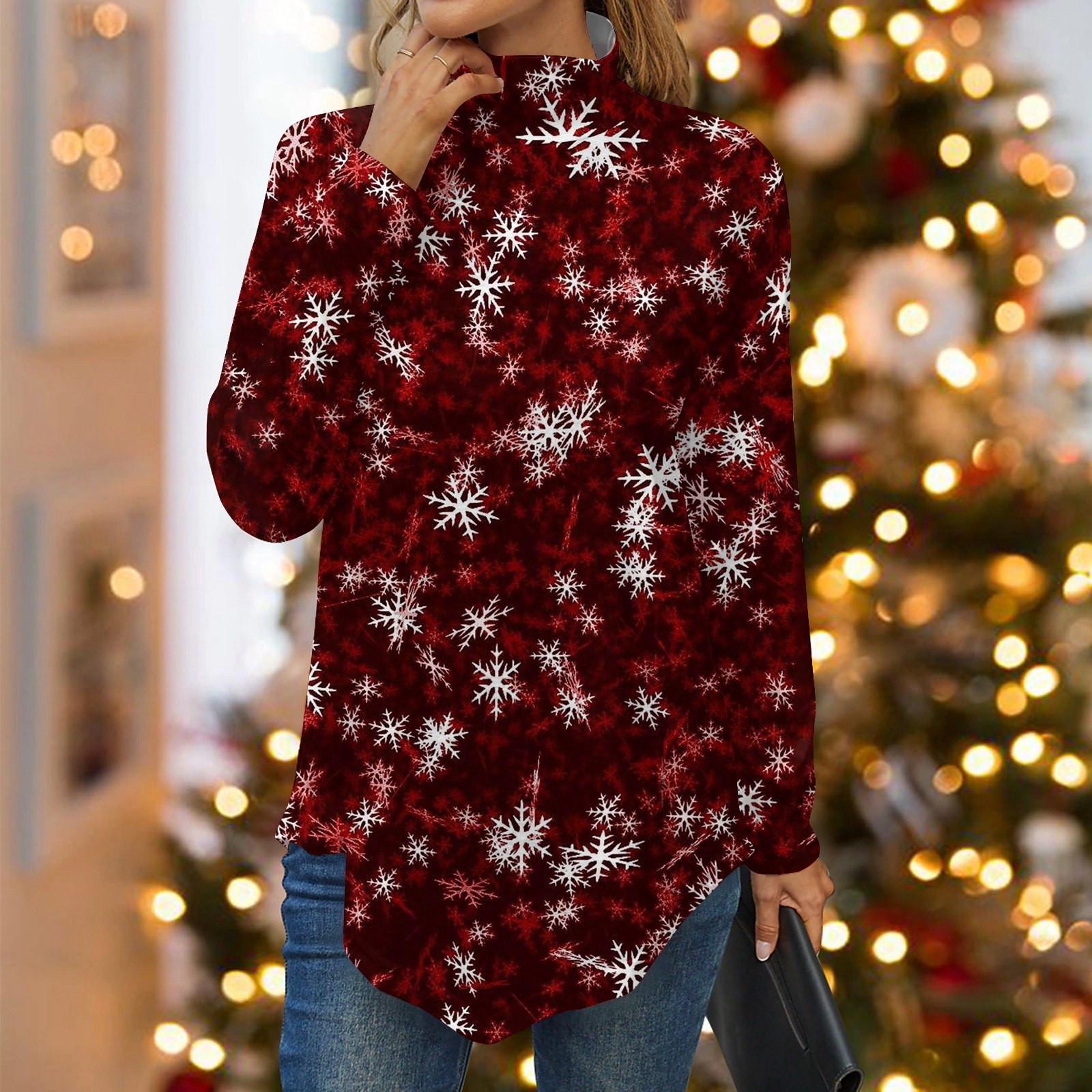 

Женская футболка с получерепаховым вырезом, обычная повседневная рубашка с длинным рукавом, толстовка, повседневный свободный пуловер M винный