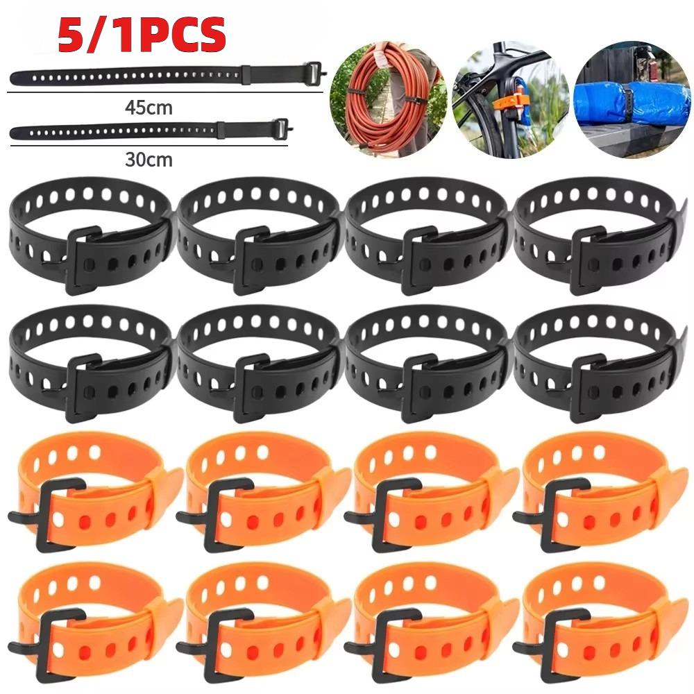 1-5PCS Rubber Tension Strap Cargo Belt Travel Compact Ties Fixed Cargo Tie Lashing Outdoor Camping Down Luggage Buckle Strap