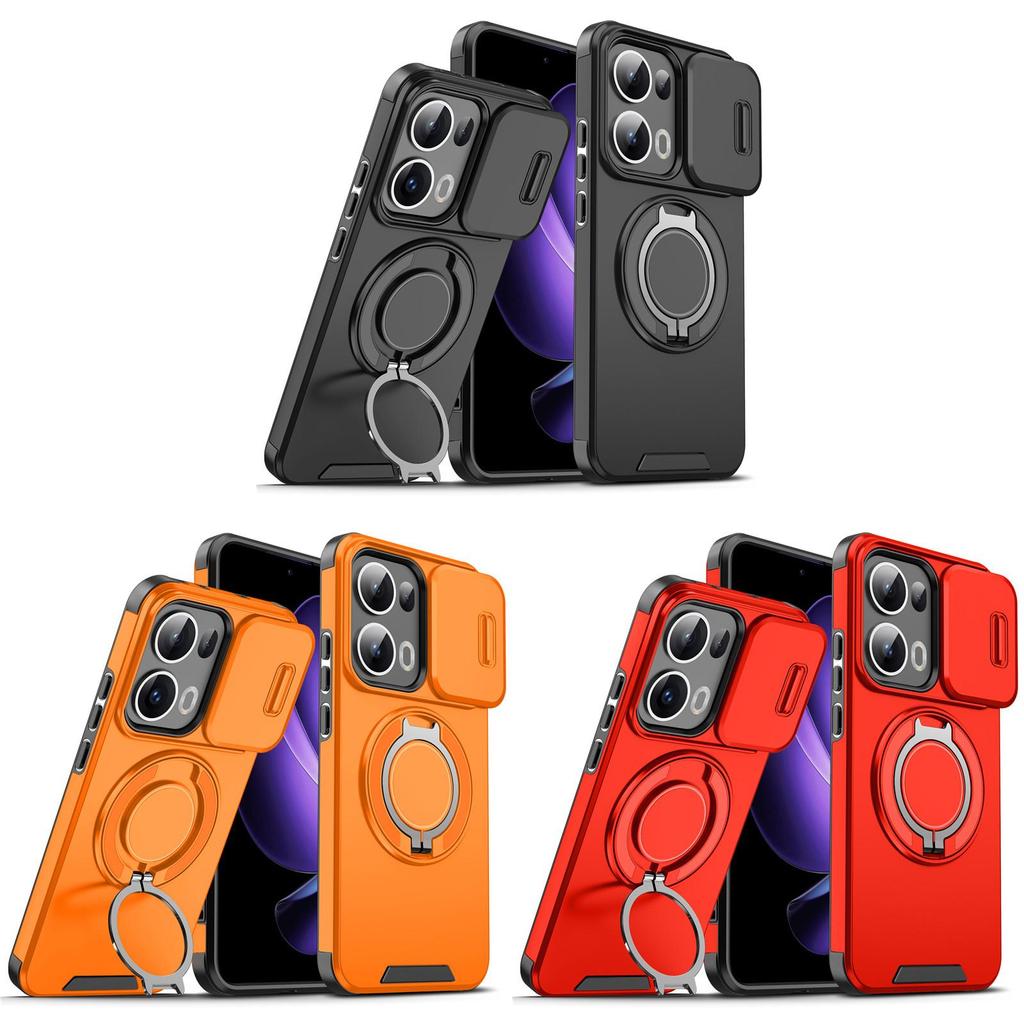 Oppo A6 Pro Realme15 Tpu Pc Metal Kickstand Shockproof Protective Case For Kids Teens
