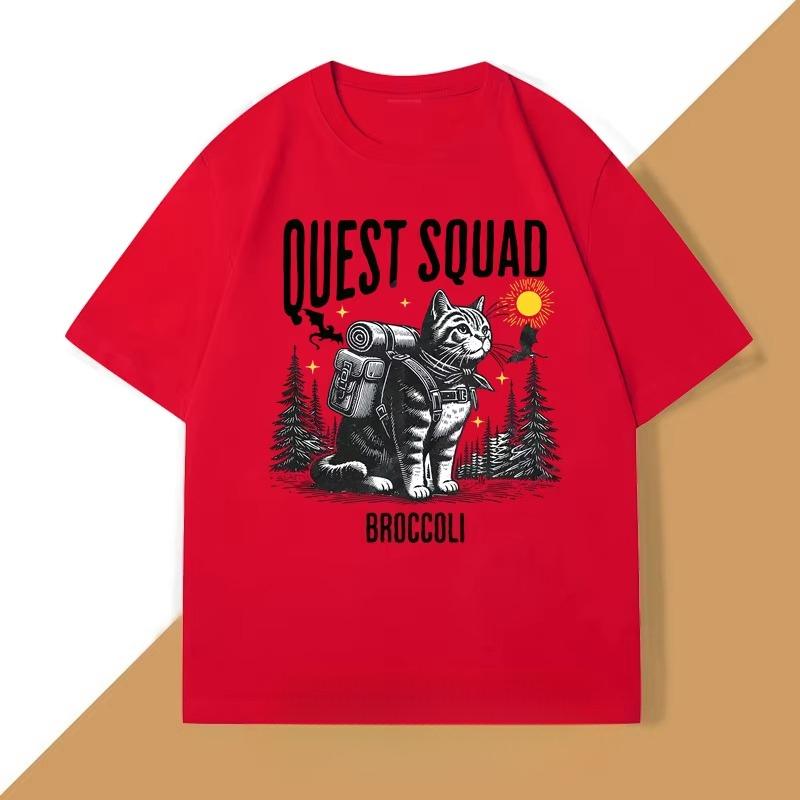 Quest Squad Broccoli Graphic T Shirts Vintage Fourth Wing Merch Xaden Riorson Tshirt Violet Bookish Top RoUNISEXtasy Tshirt S