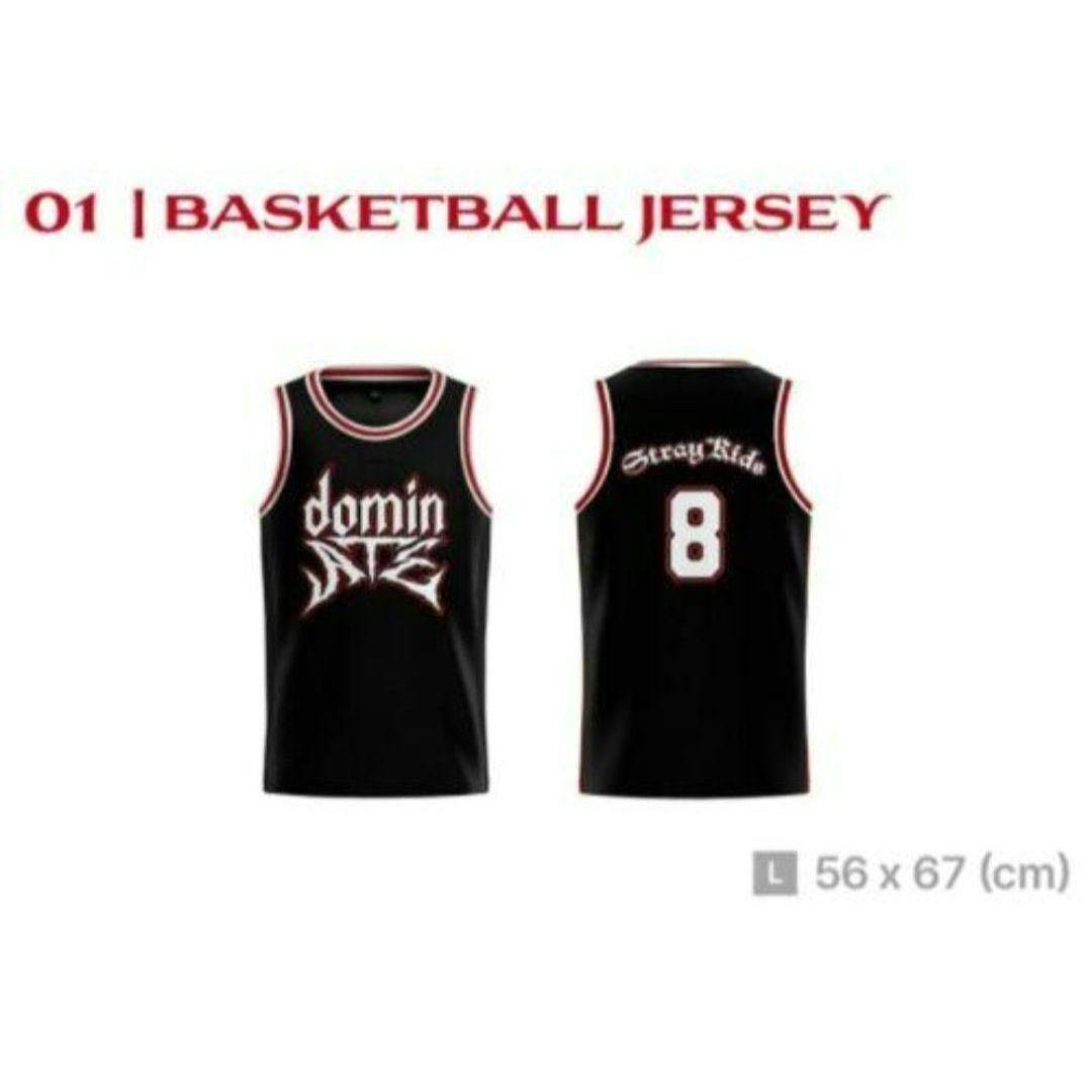 

Б/у Stray Kids World Tour Dominate SINGAPORE BASKETBOL JERSEY размер L