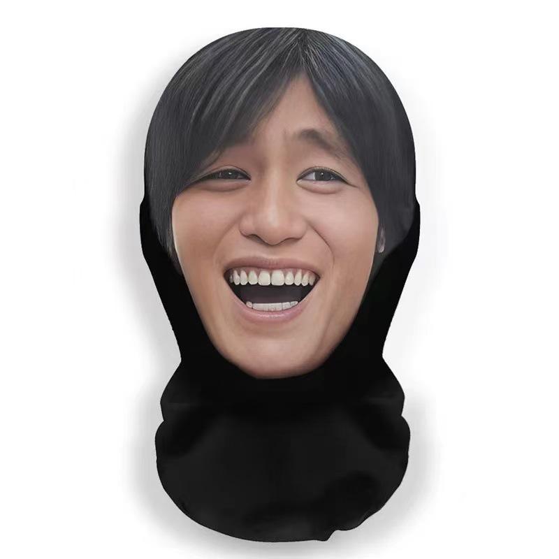 Influencer Cartoon Character Full Face Sun Protection Breathable Cycling Headband