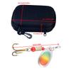 Portable Rotating Sequins Fly Fishing Lure Pike Salmon Sea Fishing Wobbler Trolling Hard Surface Topwater Lure Fishing Bait Kit
