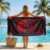 Charlton Athletic FC Druck Schnelltrocknendes Strandtuch Mikrofaser Saugfähig Tragbares Reise-Schwimmtuch
