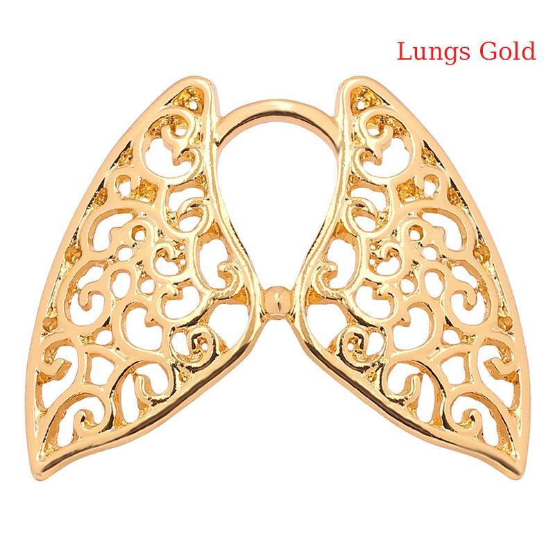 Human Organs Medical Brooch Lung Stomach Hollow Out Pin Badge Disease Treatment Punk Pins For Doctors Nurses Badge Jewelry