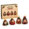 Set de mărgele fără lipici Kit DIY cu mărgele 3D, Set de meșteșuguri cu animale de Crăciun realiste, Kit tematic de broderie manuală ușoară pentru copii și adulți Educațional