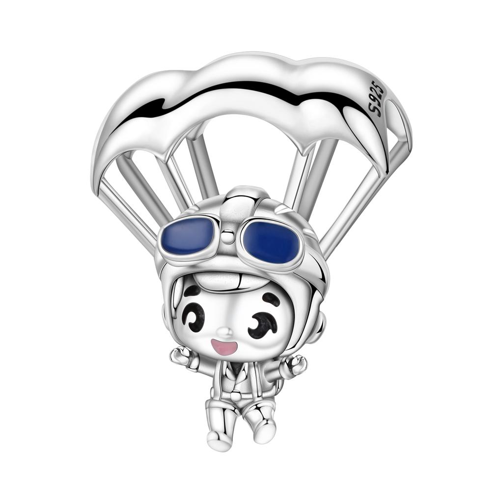 NEW 925 Silver Charm Beads Fit Original Bangle DIY Star Moon Sun Cross Heart Designs Perfect Party Gift