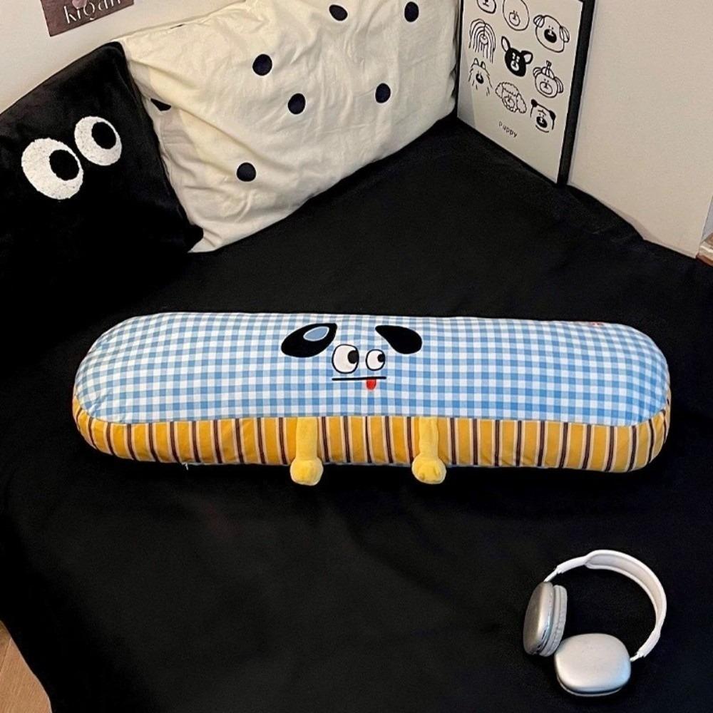 90cm Long Side Pillow Soft Cute Cartoon Pattern Leg Pillow for Side Sleep Large Cushion Sleeping Pillow For Student Dormitory