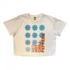 Red Hot Chili Peppers Womens/Ladies Gradient Logo Stone Wash Crop Top