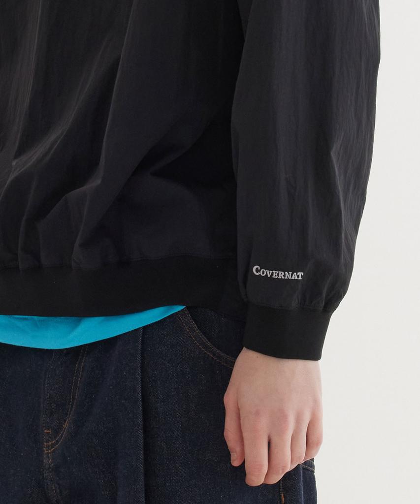 COVERNAT Woven Utility Sweatshirt Black