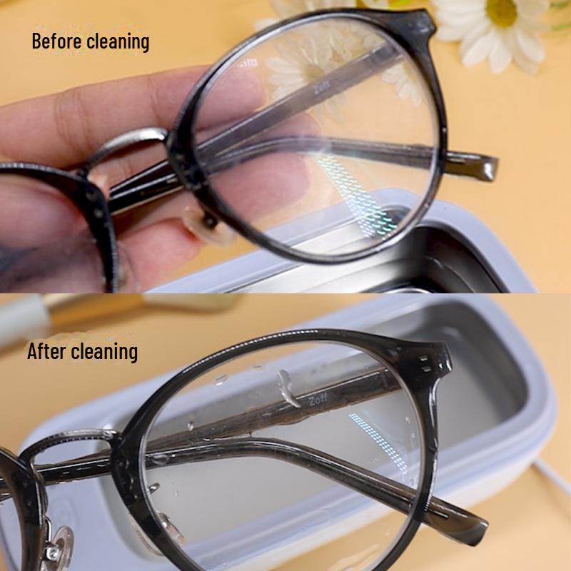 Tragbarer Ultraschallreiniger für Brillen, Uhren, Zahnspangen und Schmuck