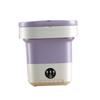 Foldable Washing Machine Portable for Apartment Dorm Laundry purple