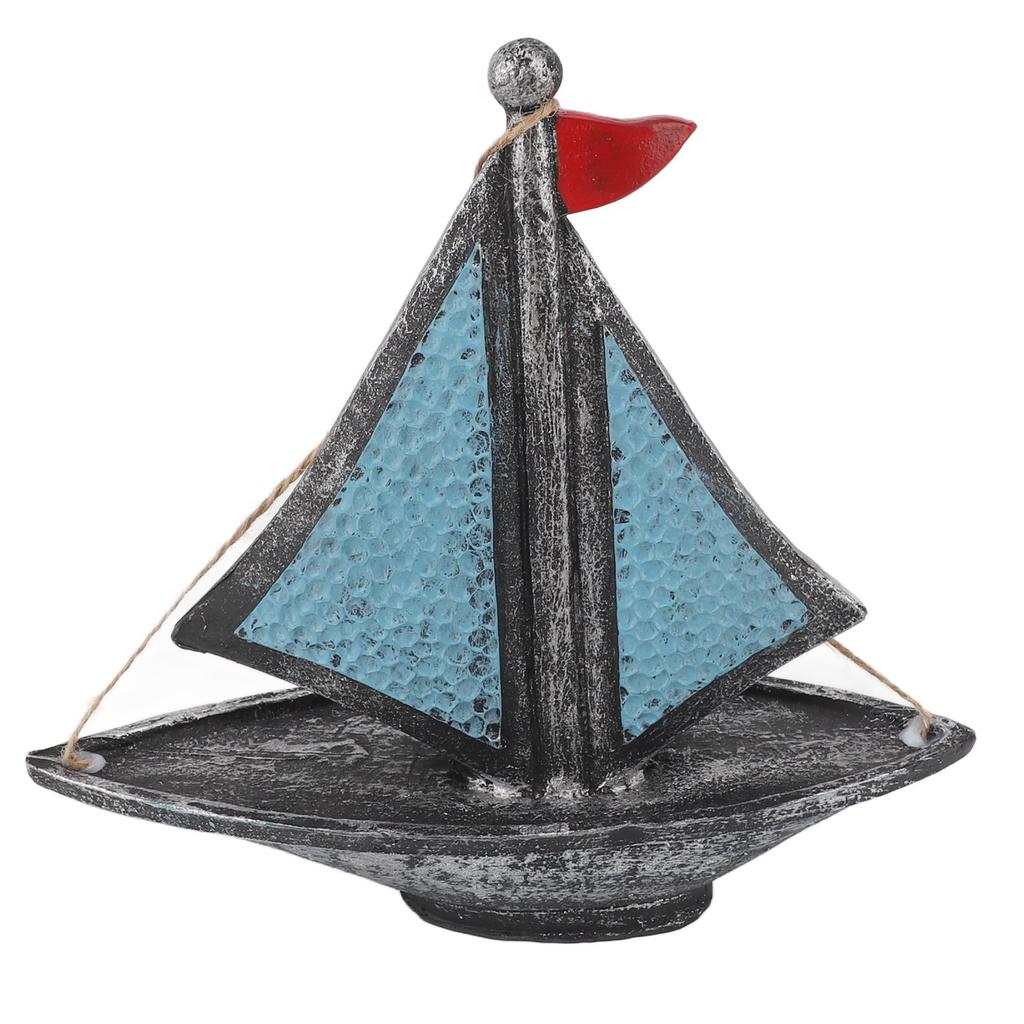 Sailing Boat Decor Vintage Style Nautical Decoration for Home Bar Coffee Shop Photos Props
