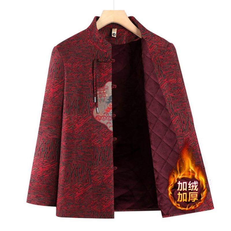 New autumn embroidered jacket top wife old autumn clothing temperament clothing