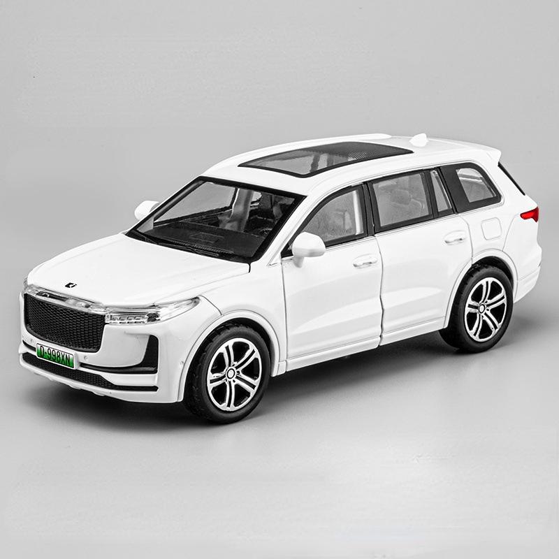 1:32 Leading Ideal ONE Toy Car Model Alloy Diecast Pull Back Vehicle Models Sound Light Toys for Boys Birthday Gifts Collection