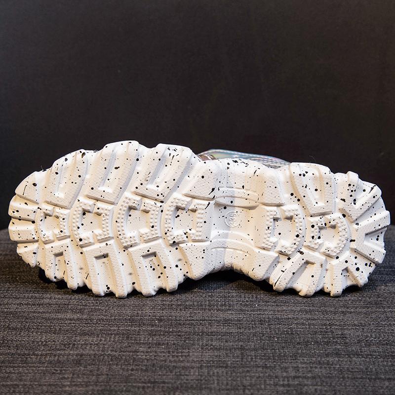 Reflective Chunky Sneakers Women Fashion Glitter Bling Vulcanized Shoes Woman Designer Platform Sneakers Shoes