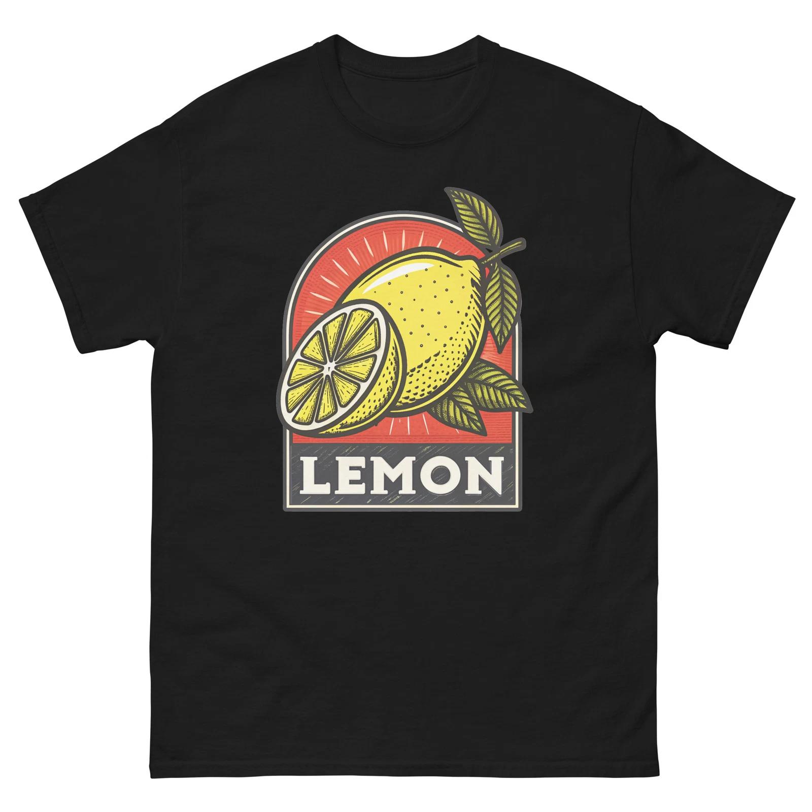 Lemon Fruits Vegetables Fresh Food Groceries T-Shirt XL