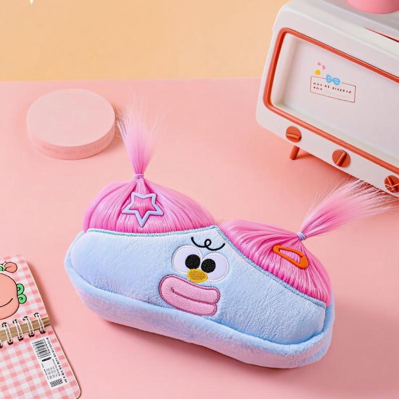 Ugly Doll Plush Large Intestine Pencil Case Big Eyed Sweet Girl Heart Storage Bag Plush Toy Pencil Case