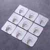 Clear No-Drill Adhesive Hooks: Strong, Traceless, Creative Wall Hooks for Kitchen & Bathroom