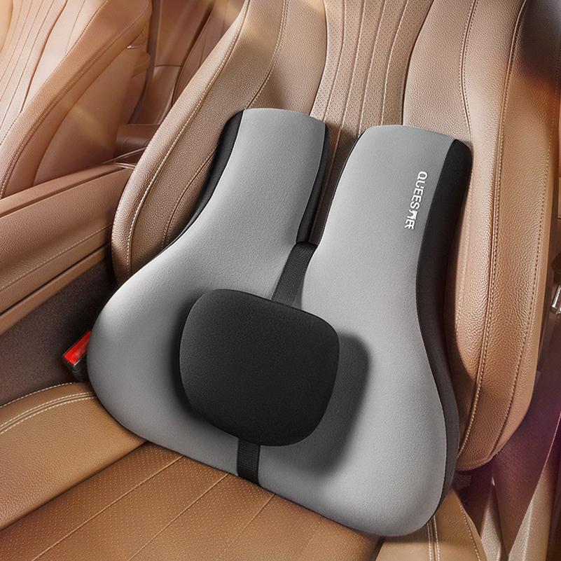 

LIVICHEPIN автомобильная подушка для поясничной поддержки, новая поддержка спинки, хлопковая подушка с эффектом памяти, авто подушка для талии, подходит для офиса автомобиля