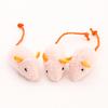 Yousheng Plush Catnip Mice Toy Small Interactive Stuffed Mouse Realistic Faux Fur Cat Mice Toy for Indoor Cats Kitten Play
