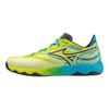 Mizuno Wave Medal Neo Bequeme Vielseitige Professionelle Stabile Low-Top Trainingsschuhe Unisex Sneaker Gelb Blau 81GA232501