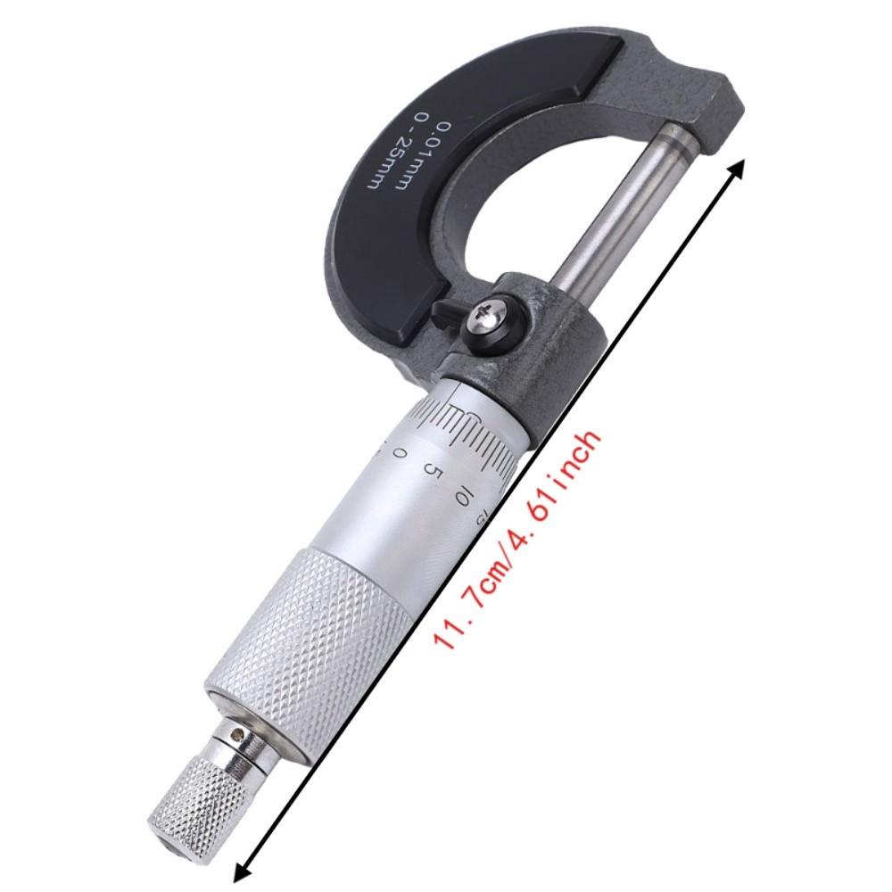 0.01mm Resolution Thickness Gauge 0-25mm Range Precision Micrometer Industrial Use