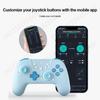 Game Controller Bluetooth-Compatible with Dual Hall Effect Joystick Console Controller 3 Modes for Nintendo Switch PC Steam Deck