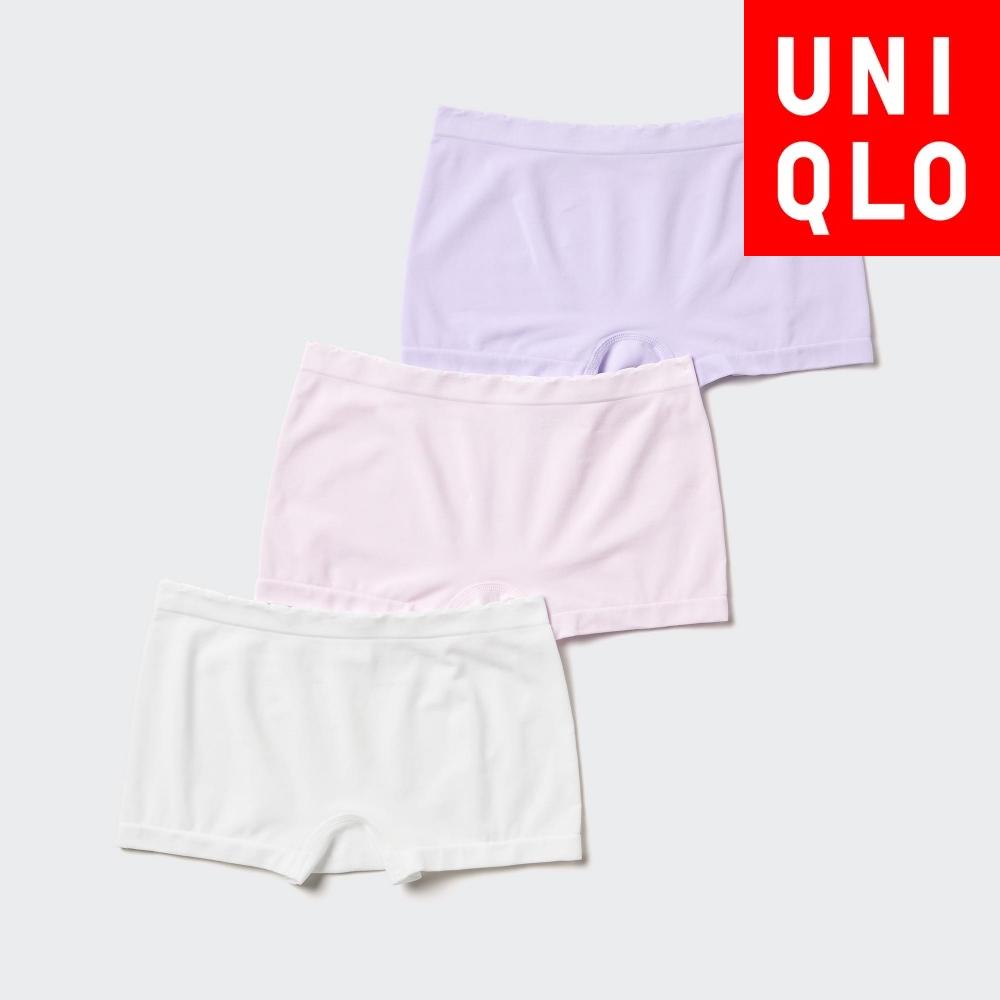 

Uniqlo ДЕВОЧКИ Бесшовные шорты Airism 3P Boxer 00 WHITE/KIDS 110