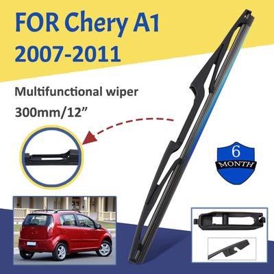 12" Car Rear Windshield Soft Rubber Wiper HD Quiet Automotive Wiper Car Accessories For Chery A1 2007-2011