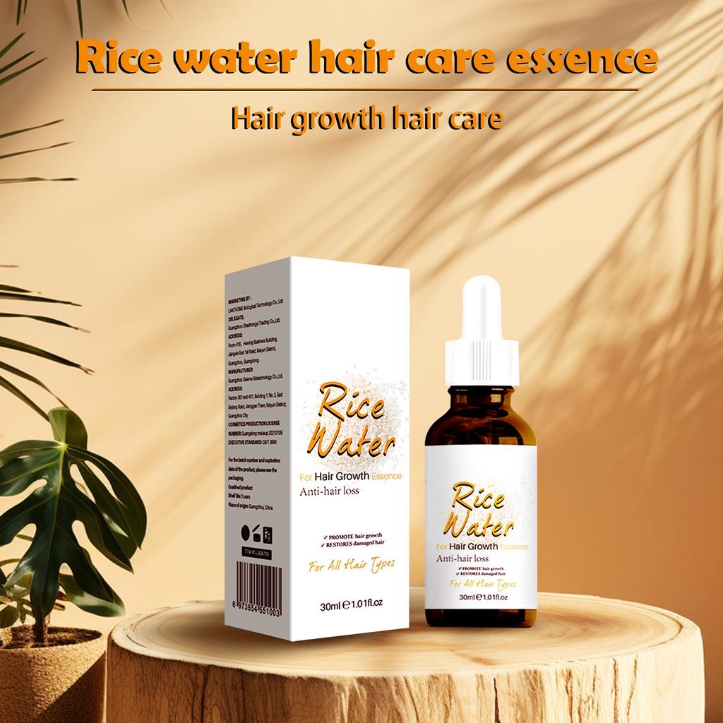 Rice Water Hair Care Serum, Hair Growth Rice Water, Reduce Hair Loss, Hair Loss, Hair Care Serum,30ML