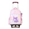 Kids' Cartoon Rolling School Backpack