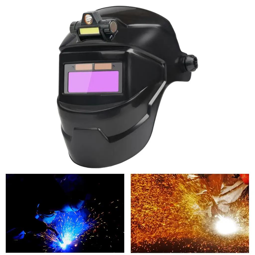 Protective Mask True Color Solar Powered Auto Darkening Welding Helmet for TIG MIG Weld Hood Helmet High Quality