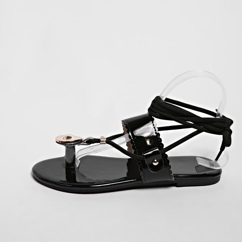 Summer New Cross Belt Women's Sandals Fashion Flat Shoes Women's Beach Flip Flops Women's Zapatos Mujer Plus Size 35-43