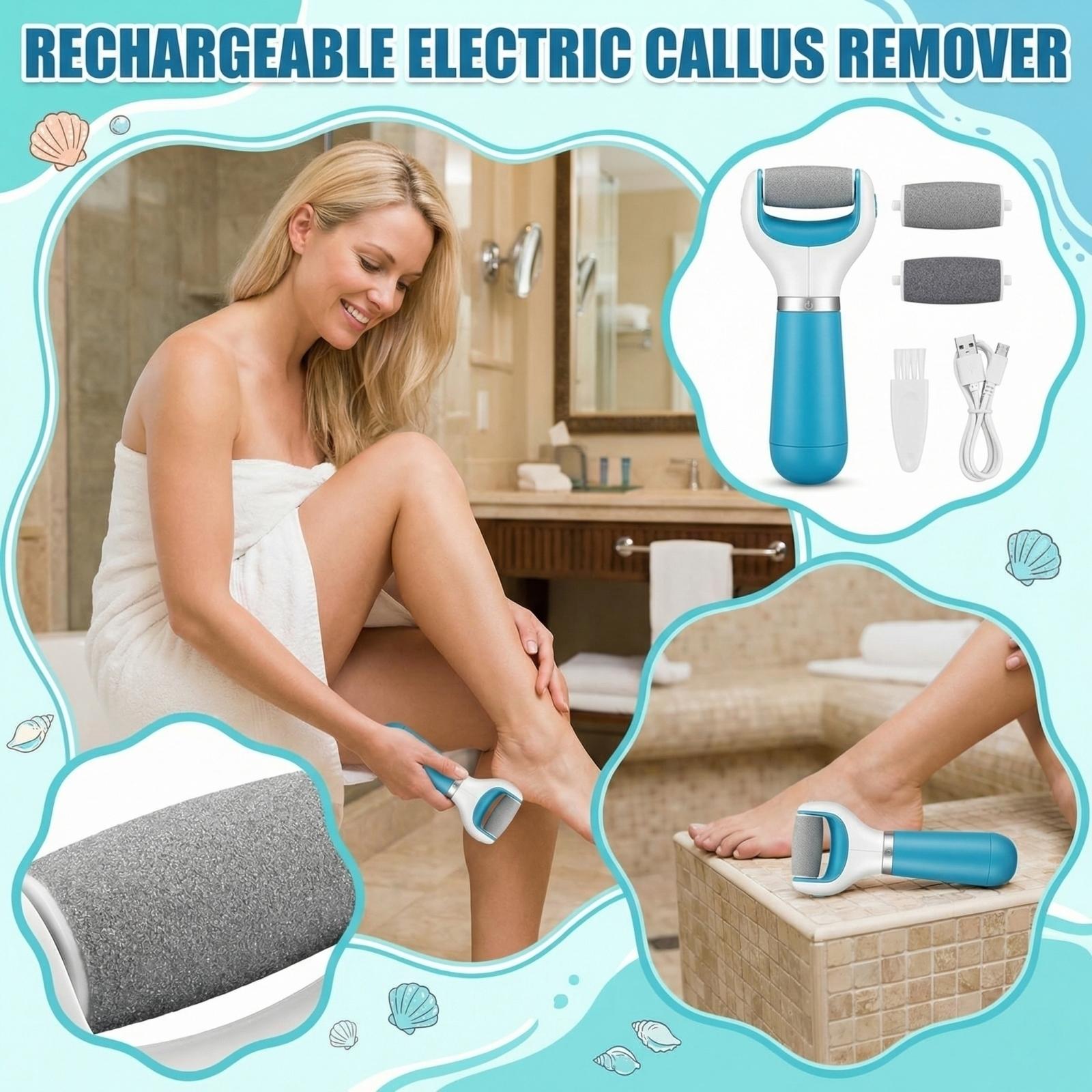 Rechargeable Electric Foot Exfoliator And Pedicure Tool