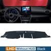 For Toyota YARiS Cross XP210 2020 2024 2024 2024 2024 Car Dashboard Cover Avoid Light Pad Sun Shade Anti-UV Carpets Non-Slip Mat