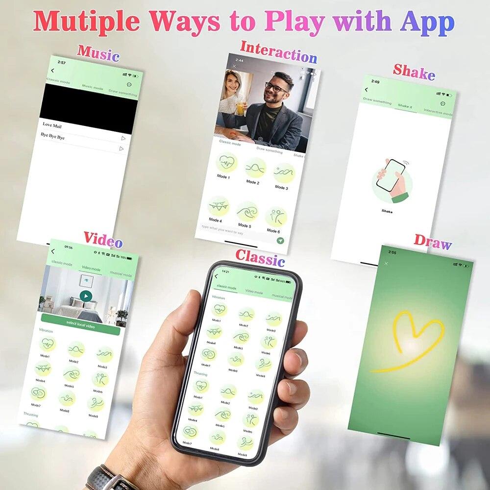 APP Telescopic Vibrator for Women Wearable Dildo Panties G Spot Stimulator Masturbator Wireless Remote Control Sex Toy for Adult