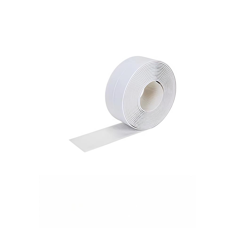 1pc 125.98inX1.496in  PVC Waterproof Sealing Tape for Bathroom Sink, Shower, Bathtub and Toilet - Self Adhesive Wall Sticker
