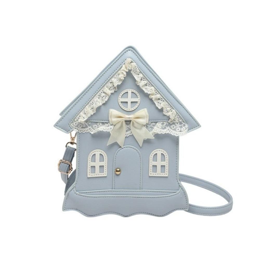 Bow Shoulder Bag Lace Crossbody Purse Cute Mini Box Handbag  Party