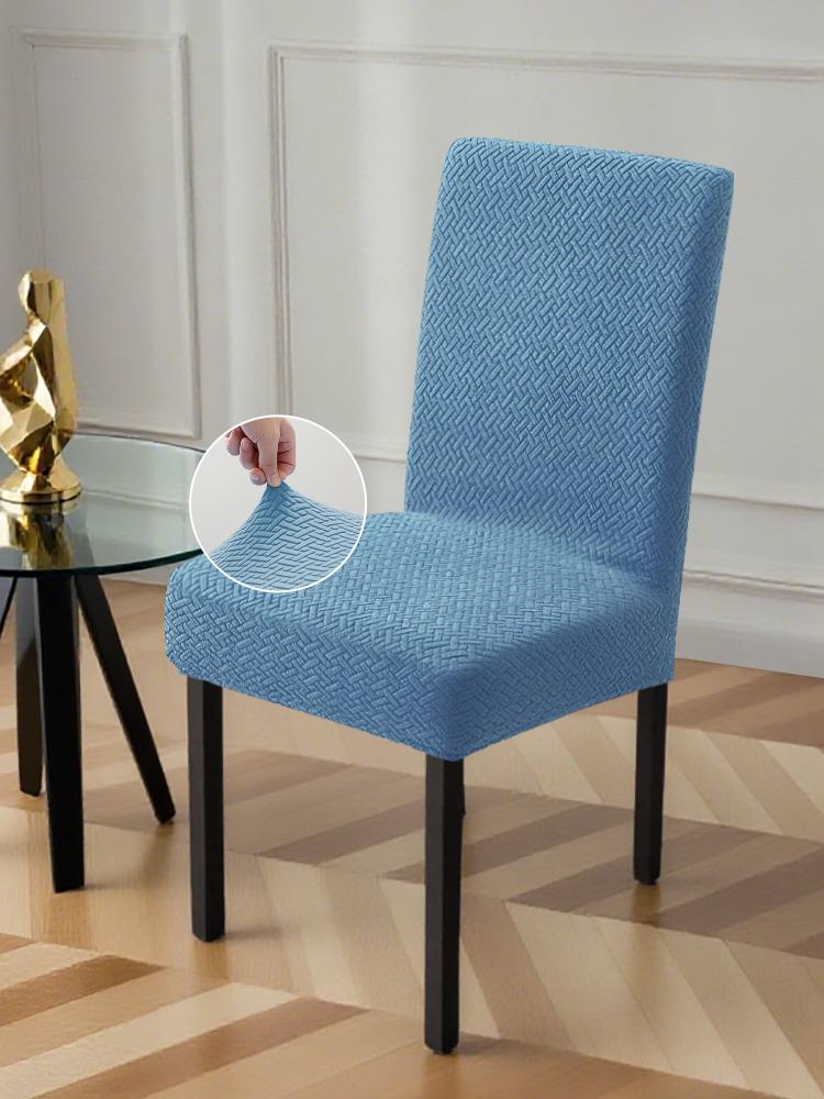 Universal Stretch Chair Cover With Back For Wedding Dining Room Home Furniture Seat Protector