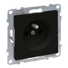 Socket 2P+Z - - 16 A - 250 V~ - Automatic Terminals, BLACK SUNO