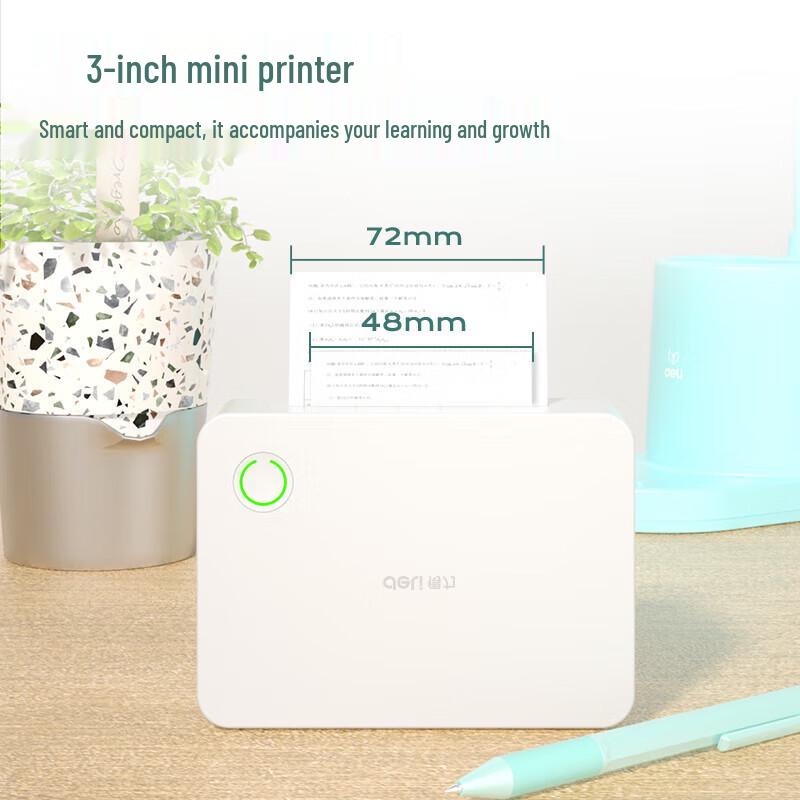 

Deli Portable Thermal Learning Error Printer CN plug (adapter included)