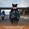 New Cute Cat Ears Ski Headgear Cover Double board Men Women Single Board black Plush Helmet Head Cover Outdoor Warm Protection