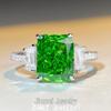 Stylish European-American Ice Flower Cut High Carbon Diamond Ring, S925 Silver, TikTok Trend