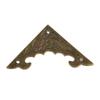 Antique Brass Iron Wooden  Box Flower Pattern Jewelry Box Carved Corner Protector Corner Foot Protect Cover Corner Brackets