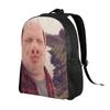 Zaino John Pork Is Calling Donna Uomo Poliestere Zaini da Ciclismo Leggeri Divertenti Borse Scolastiche Rucksack