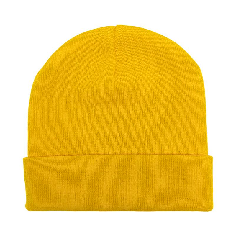 Knitted Hat Versatile Cold-proof Autumn and Winter Hat Women's Wool Hat Spot Pullover Hat Knitted Hat Men's
